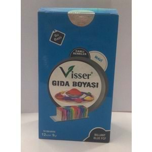 VİSSER GIDA BOYASI MAVİ *12