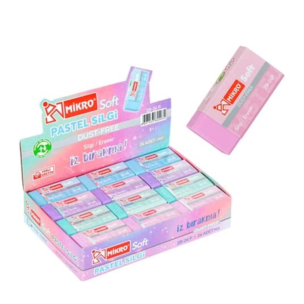 MİKRO 2B-24P PASTEL SİLGİ 5035 *24