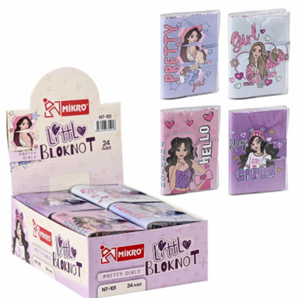 MİKRO NT-101 PRETTY GİRLS NOT DEFTERİ *24