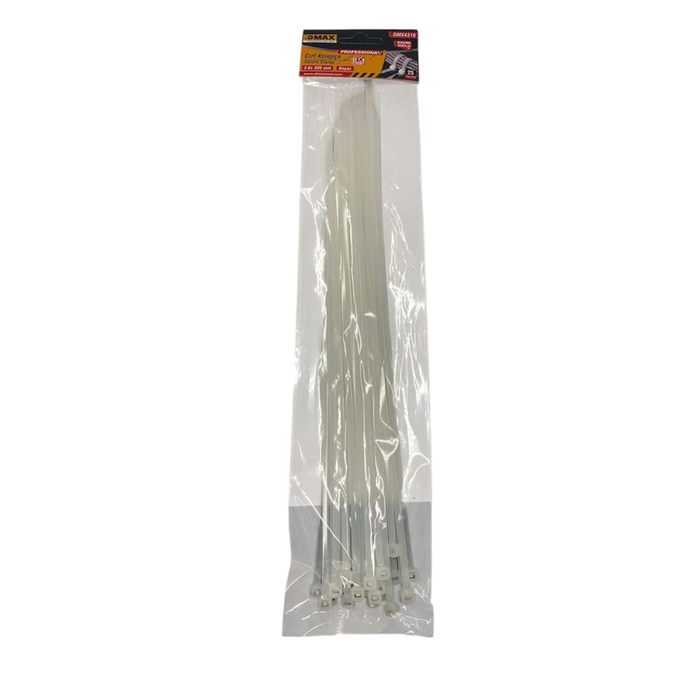 DMAX CIRT KELEPÇE 25 Lİ 3.6*300MM DMX-4316