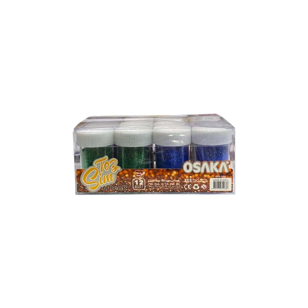 OSAKA OTS-206 RENKLİ TOZ SİM 20 GR *12
