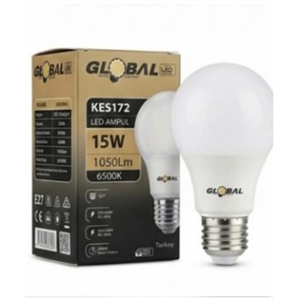 GLOBAL LED AMPUL 15W KES172 *100