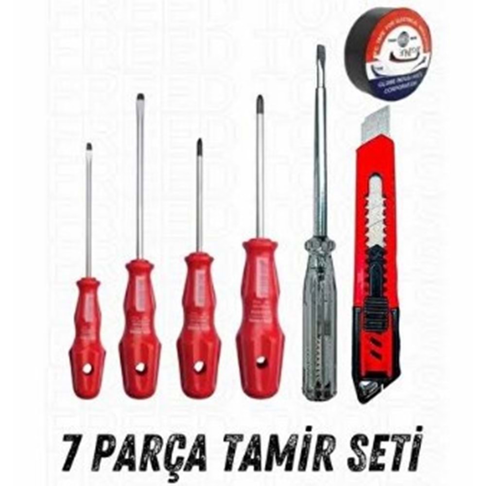 REVELLO 7 PRÇ TAMİR SETİ 1975 *52