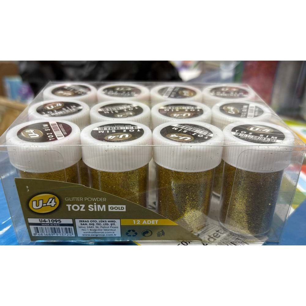 U-4 TOZ SİM GOLD U4-1095 *12